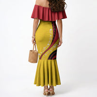 Papua New Guinea Independence Mermaid Dress Special Style Yellow Version LT05 - Polynesian Pride