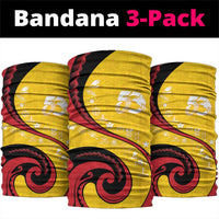 Papua New Guinea Independence Neck Gaiter Special Style Yellow Version LT05 package One Size: 25*50cm Yellow - Polynesian Pride