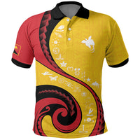 Papua New Guinea Independence Polo Shirt Special Style Yellow Version LT05 Yellow - Polynesian Pride