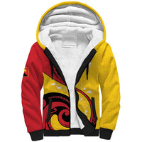 Papua New Guinea Independence Sherpa Hoodie Special Style Yellow Version LT05 Unisex Yellow - Polynesian Pride