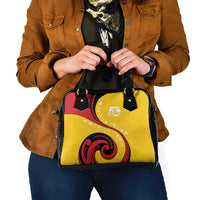 Papua New Guinea Independence Shoulder Handbag Special Style Yellow Version LT05 - Polynesian Pride
