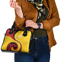 Papua New Guinea Independence Shoulder Handbag Special Style Yellow Version LT05 - Polynesian Pride
