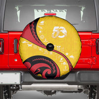 Papua New Guinea Independence Spare Tire Cover Special Style Yellow Version LT05 - Polynesian Pride