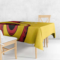 Papua New Guinea 50th Independence Anniversary Tablecloth Special Style Yellow Version - Polynesian Pride