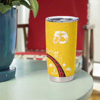 Papua New Guinea Independence Tumbler Cup Special Style Yellow Version LT05 - Polynesian Pride