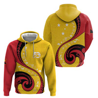 Papua New Guinea Independence Zip Hoodie Special Style Yellow Version LT05 - Polynesian Pride