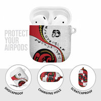 Papua New Guinea Independence AirPods Case Special Style White Version LT05 - Polynesian Pride