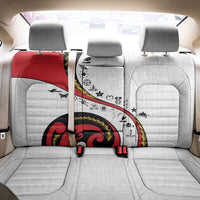 Papua New Guinea Independence Back Car Seat Cover Special Style White Version LT05 - Polynesian Pride