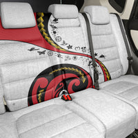 Papua New Guinea Independence Back Car Seat Cover Special Style White Version LT05 - Polynesian Pride