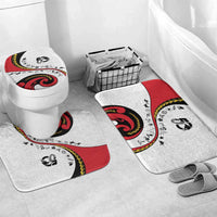 Papua New Guinea Independence Bathroom Set Special Style White Version LT05 - Polynesian Pride