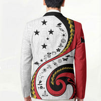 Papua New Guinea Independence Blazer Special Style White Version LT05 - Polynesian Pride