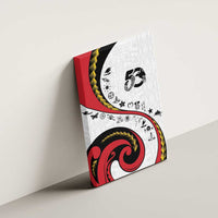 Papua New Guinea 50th Independence Anniversary Canvas Wall Art Special Style White Version - Polynesian Pride