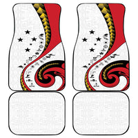 Papua New Guinea Independence Car Mats Special Style White Version LT05 - Polynesian Pride