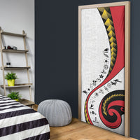 Papua New Guinea Independence Door Cover Special Style White Version LT05 - Polynesian Pride