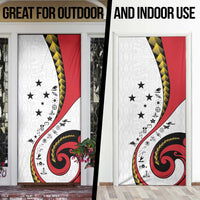 Papua New Guinea 50th Independence Anniversary Door Cover Special Style White Version - Polynesian Pride