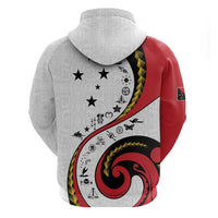 Papua New Guinea Independence Hoodie Special Style White Version LT05 - Polynesian Pride