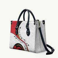 Papua New Guinea Independence Leather Bag Special Style White Version LT05 White - Polynesian Pride