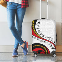 Papua New Guinea Independence Luggage Cover Special Style White Version LT05 - Polynesian Pride