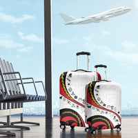 Papua New Guinea Independence Luggage Cover Special Style White Version LT05 - Polynesian Pride