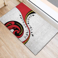 Papua New Guinea Independence Rubber Doormat Special Style White Version LT05 - Polynesian Pride