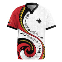 Papua New Guinea Independence Rugby Jersey Special Style White Version LT05 White - Polynesian Pride