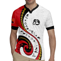 Papua New Guinea Independence Rugby Jersey Special Style White Version LT05 - Polynesian Pride