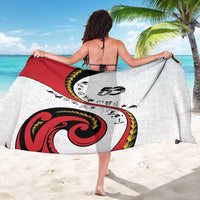 Papua New Guinea 50th Independence Anniversary Sarong Special Style White Version - Polynesian Pride