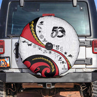 Papua New Guinea Independence Spare Tire Cover Special Style White Version LT05 No hole White - Polynesian Pride