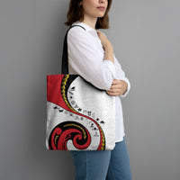 Papua New Guinea Independence Tote Bag Special Style White Version LT05 - Polynesian Pride