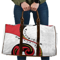 Papua New Guinea Independence Travel Bag Special Style White Version LT05 White - Polynesian Pride