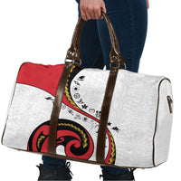 Papua New Guinea Independence Travel Bag Special Style White Version LT05 - Polynesian Pride