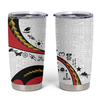 Papua New Guinea Independence Tumbler Cup Special Style White Version LT05 White - Polynesian Pride