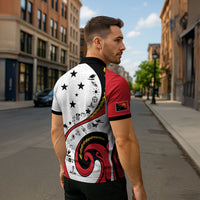 Papua New Guinea Independence Zipper Polo Shirt Special Style White Version LT05 - Polynesian Pride