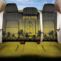 Palau Independence Day Back Car Seat Cover Palauan Tattoo Pattern - Polynesian Pride
