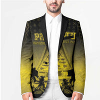 Personalised Palau Independence Day Blazer Palauan Tattoo Pattern - Polynesian Pride