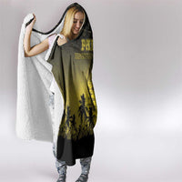 Palau Independence Day Hooded Blanket Palauan Tattoo Pattern - Polynesian Pride