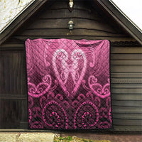 Aotearoa Breast Cancer Quilt Maori Tribal Pattern LT05 - Polynesian Pride