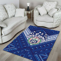 Toa Samoa Rugby Area Rug Samoan Pride With Tribal Pattern - Polynesian Pride