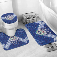 Toa Samoa Rugby Bathroom Set Samoan Pride With Tribal Pattern - Polynesian Pride