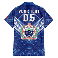 Toa Samoa Rugby Custom Family Matching Summer Maxi Dress and Hawaiian Shirt Samoan Pride With Tribal Pattern - Polynesian Pride