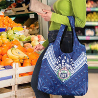 Toa Samoa Rugby Grocery Bag Samoan Pride With Tribal Pattern - Polynesian Pride
