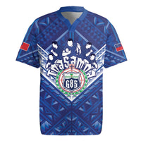Toa Samoa Rugby Custom Rugby Jersey Samoan Pride With Tribal Pattern - Polynesian Pride
