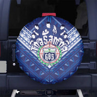 Toa Samoa Rugby Spare Tire Cover Samoan Pride With Tribal Pattern - Polynesian Pride