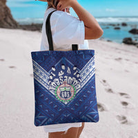 Toa Samoa Rugby Tote Bag Samoan Pride With Tribal Pattern - Polynesian Pride