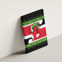 New Zealand Funny Christmas Canvas Wall Art Maori Tiki