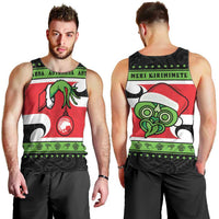 New Zealand Funny Christmas Men Tank Top Maori Tiki