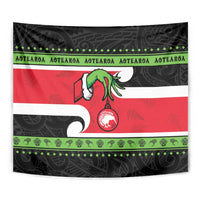 New Zealand Funny Christmas Tapestry Maori Tiki