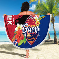 Guam Martin Luther King Jr Day Beach Blanket LT05 - Polynesian Pride