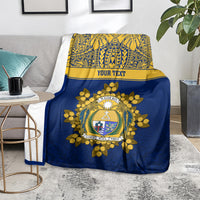 Repubrikin Naoero Independence Day Blanket Tamanu With Coat Of Arms LT05 - Polynesian Pride