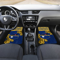 Personalised Repubrikin Naoero Independence Day Car Mats Tamanu With Coat Of Arms LT05 - Polynesian Pride